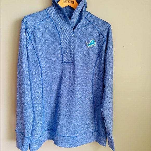 Cutter & Buck Women’s Detroit Lions Pullover EUC - Picture 1 of 6